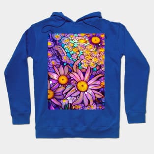 Stained Glass Flowers Hoodie